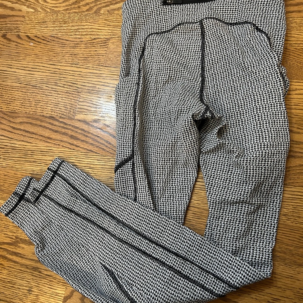lululemon athletica Black and White Leggings